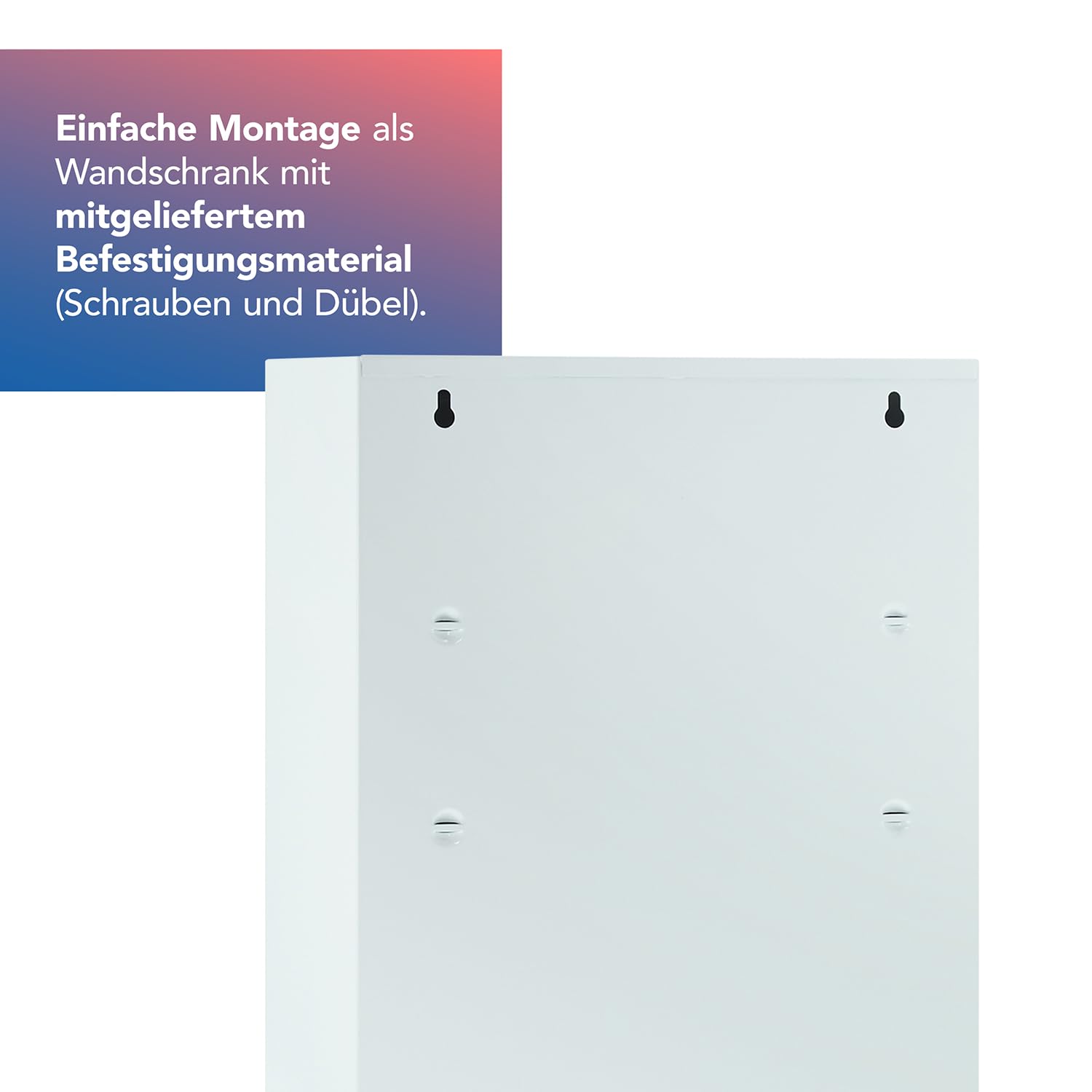 First Aid Only Verbandschrank Weiß mit 3 Fächern DIN 13157 | Gefüllter Erste-Hilfe-Schrank aus Metall zur Verbandmaterial und Medikamenten Aufbewahrung | Medizinschrank 46 x 30 x 14 cm