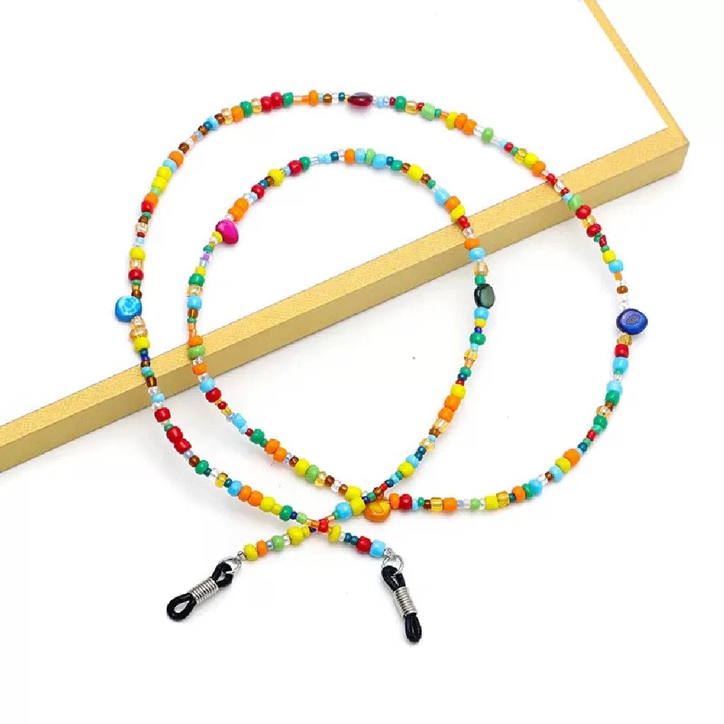 Cadena de Gafas for Mujer, Colgante de Cuello con Cadena de Perlas, Colgante Decorativo, Gafas con Cadena