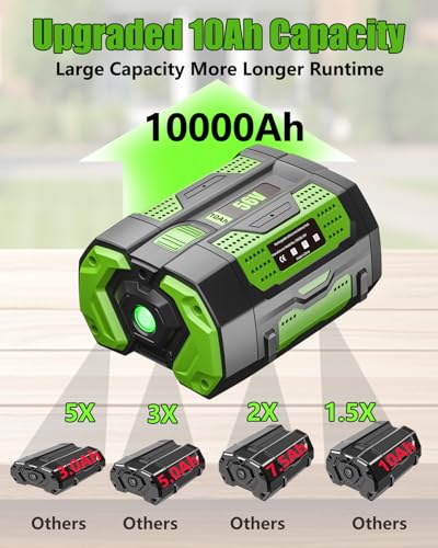 Image of HOCHSTERN 10.0Ah Replacement for EGO 56V Battery Compatible with EGO 56 Volt Lithium-Ion Battery Power Tools