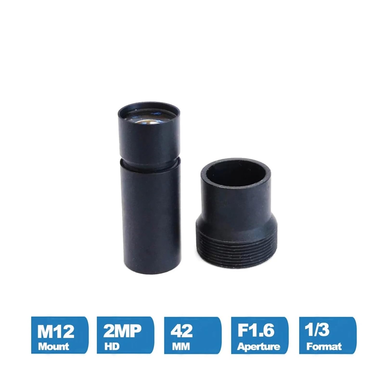 HD 2.0 Megapixel 1080P M12 Mount 42mm Lens for Long View Surveillance Security CCTV Cameras