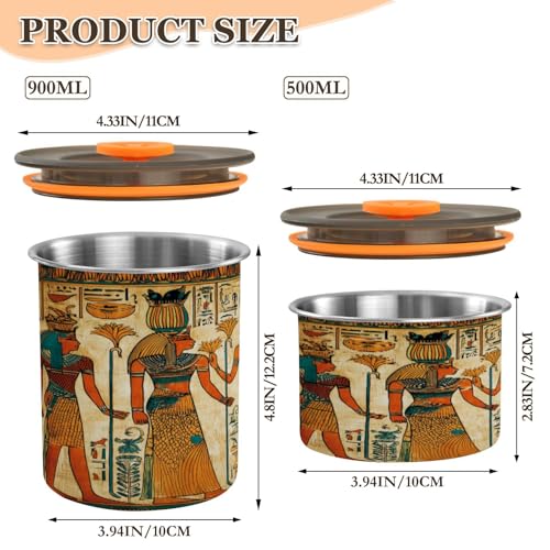 Envase hermético acero inoxidable 500ml Blueangle miniatura 2