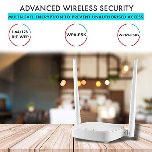 Rot Wifi 300Mbps 2Ant Tenda N301, Tenda, Roteadores, PC, Laptop, Smartphone, Tablet, SmartTV, Branco