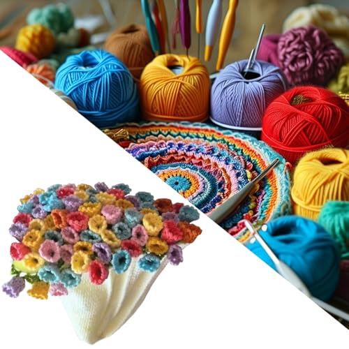 Kit couverture crochet débutants avec guide pour fabriquer un tapis lavable - 7