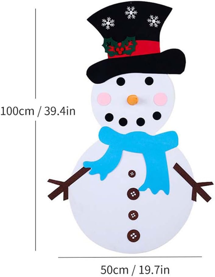 ZBVUIYL 3Sets Felt Christmas Tree for Toddlers with Lights,Interactive DIY Montessori Felt Wall Christmas Tree for Kids Wall