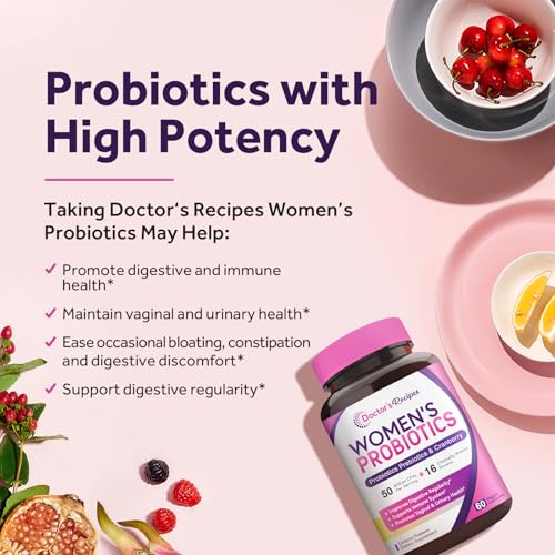 Doctor'S Recipes Women’S Probiotic, 60 Caps 50 Billion Cfu 16 Strains thumb #2