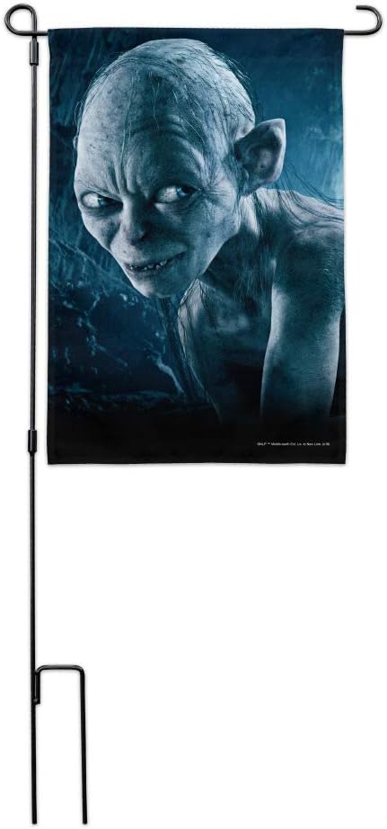 THE LORD OF THE RINGS Gollum Character Garden Yard Flag