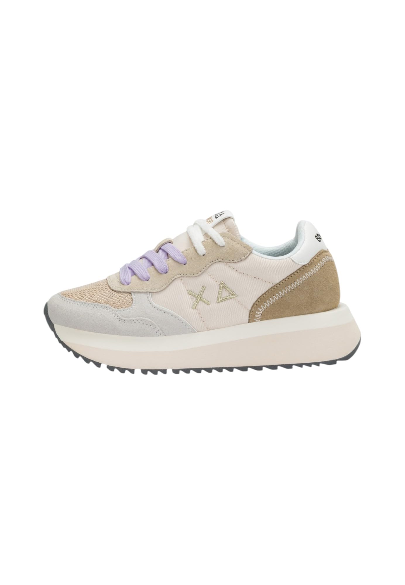 SUN68 Donna Sneakers Basse Z45213 Poliestere Panna 39