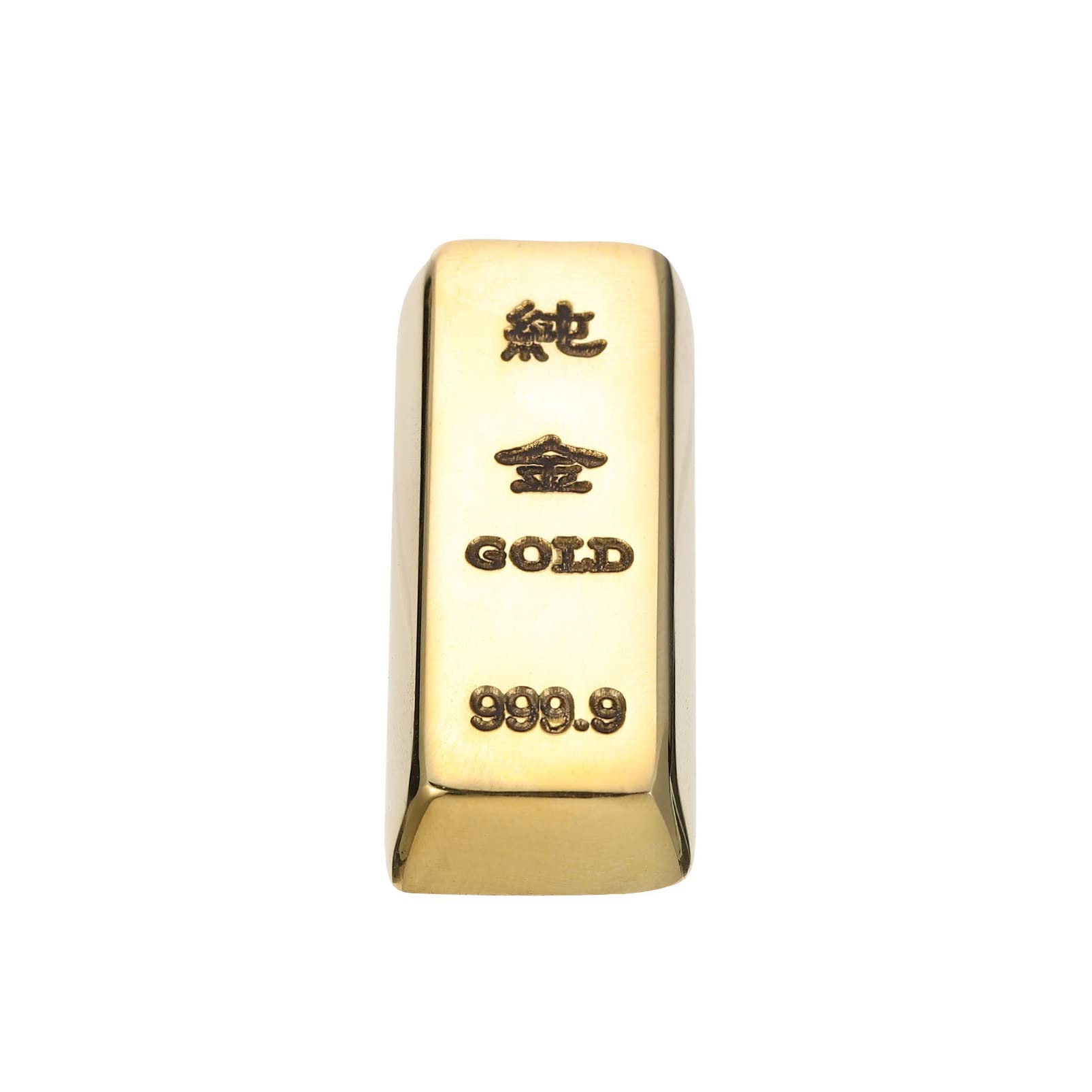 Buy Gold Bar Fake Golden Brick Feng Shui Ingot Bullion Paperweight