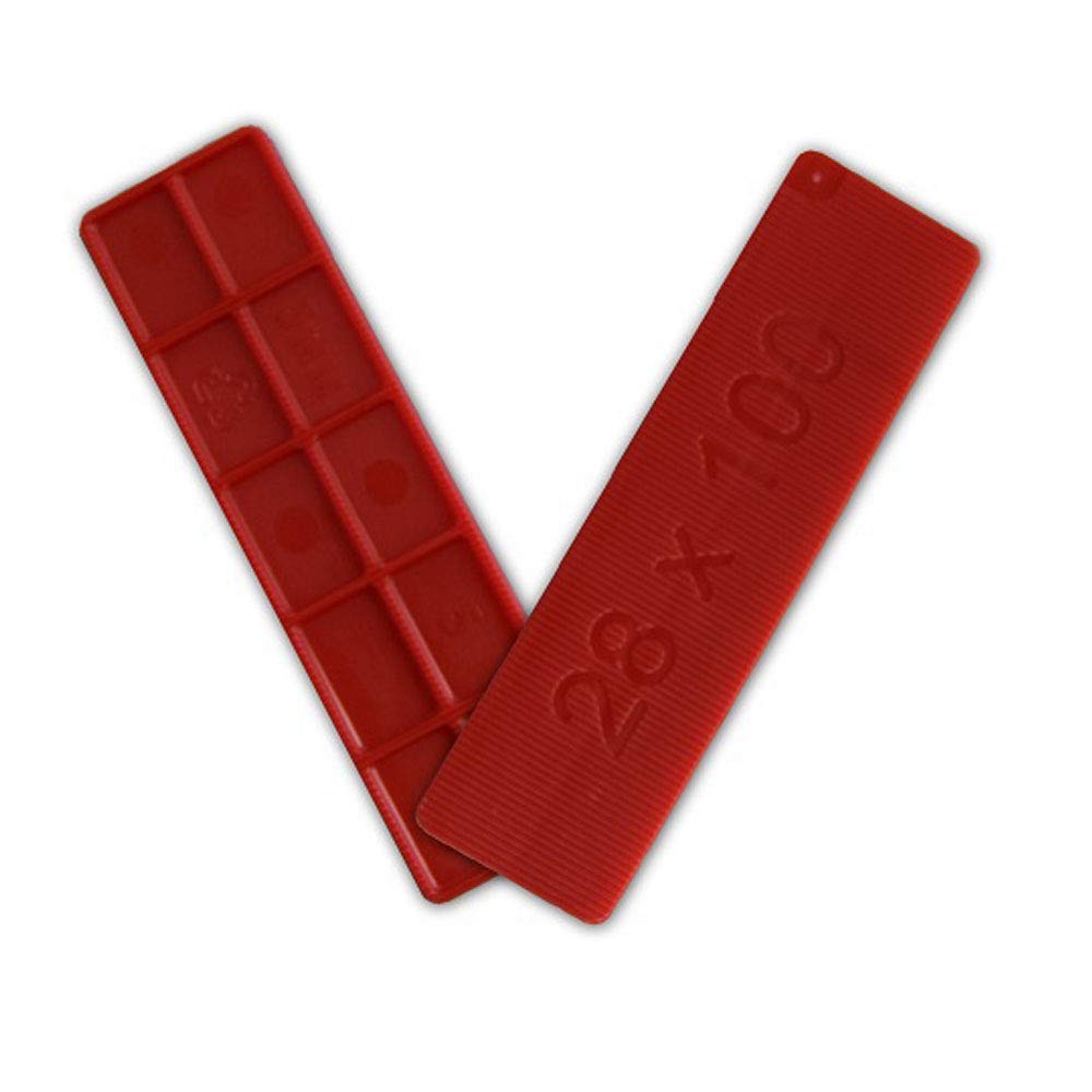 28mm Window Glazing Glass Packers - Flooring Spacers - 3mm x 120 Shims