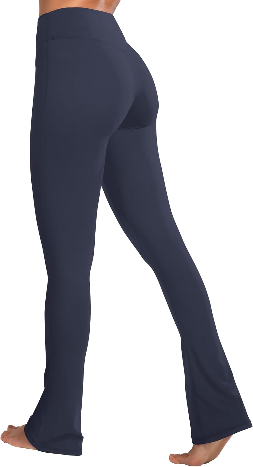 Sunzel High Waist Mini Flared Leggings for Women Petite Bootcut Yoga Pants