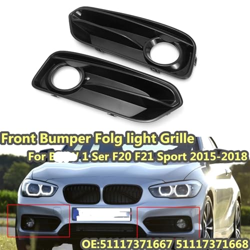 Rejilla de luz antiniebla para BMW Serie 1 F20 F21 para reparar el parachoques Sport 2