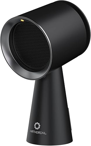 Airthereal Campana extractora de escritorio con pilas, campana extractora portátil recargable con 3 velocidades de ventilador y taza grande de