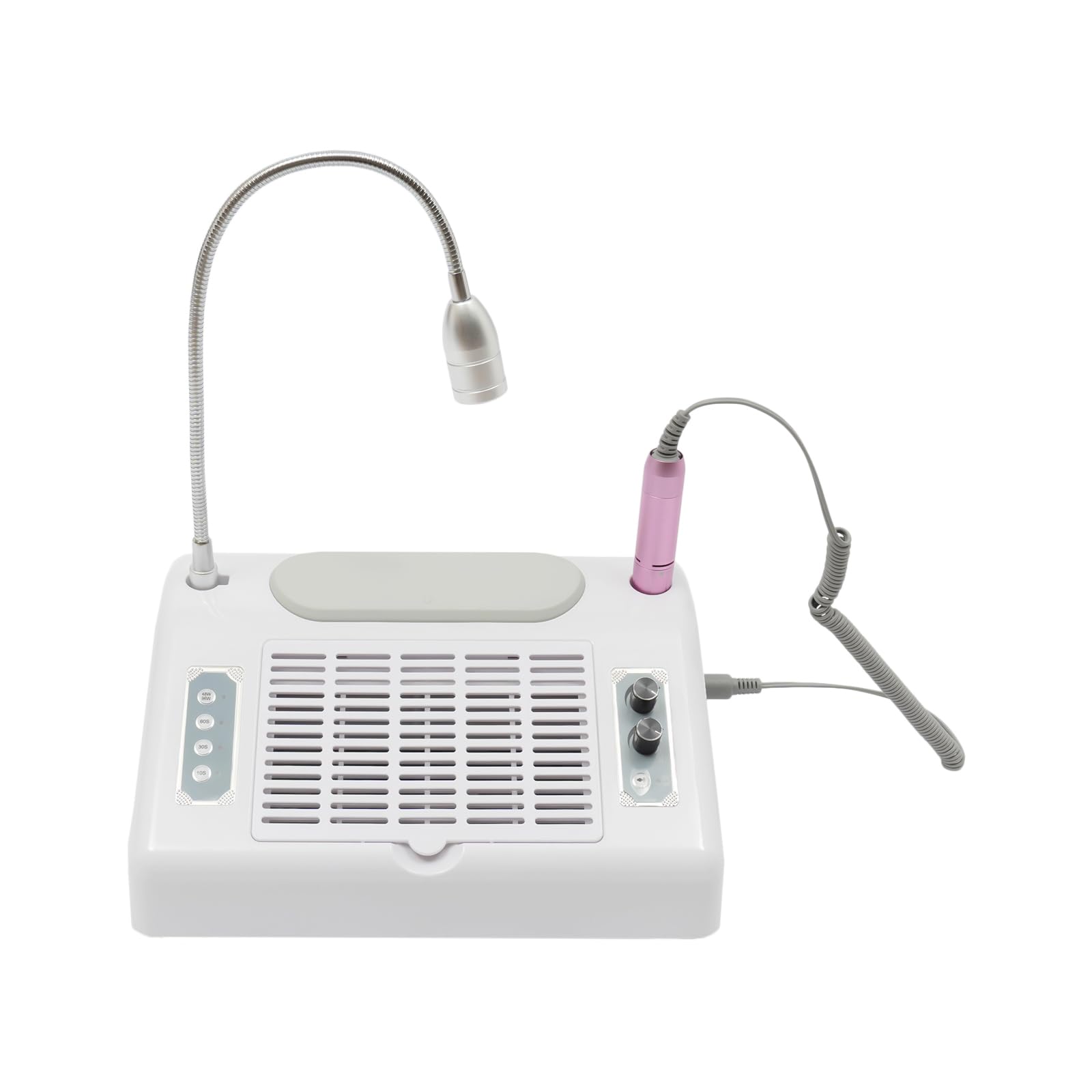 5 in1 Manicure Machine Nail Dryer Vacuum, Electric Nail Drill Machine Kit, 96W LED Nail Lamp Dryer Vacuum Cleaner Nail Drill Dust, Professional Gel Nail Lights, Professional Nail Art Manicure Tool