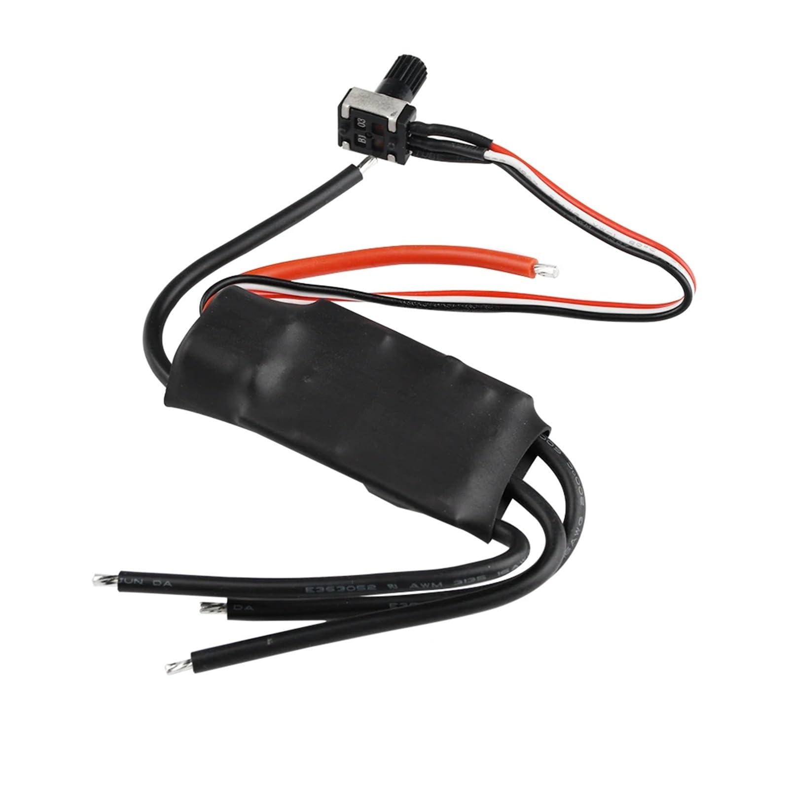 Per 200W BLDC Tre Per Fase DC Brushless Hallless Bordo Di Driver Motore Con Potenziometro Modelli RC Aggiornamenti Parti Modificate ESC RC
