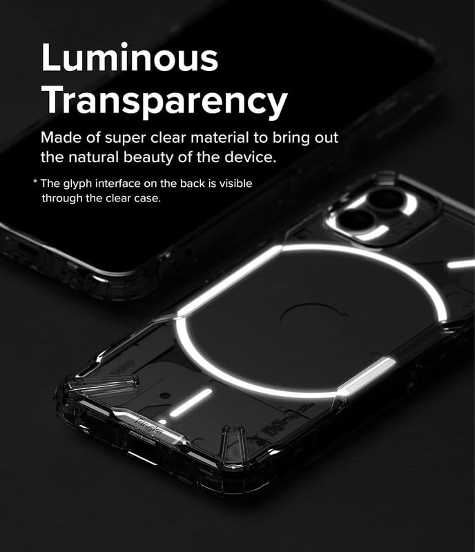 Image of Case Creation Brand - Mobile Cover for Nothing Phone 1 5G (Soft & Flexible Back Case), Transparent