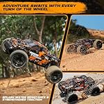 HAIBOXING 1:18 Scale RC Monster Truck 18859 36km/h Speed 4X4 Off Road Remote Control Cars,Waterproof Electric Powered RC Cars All Terrain Toys Vehicles with 2 Batteries, Xmas Gifts for Kid and Adults - Image 3