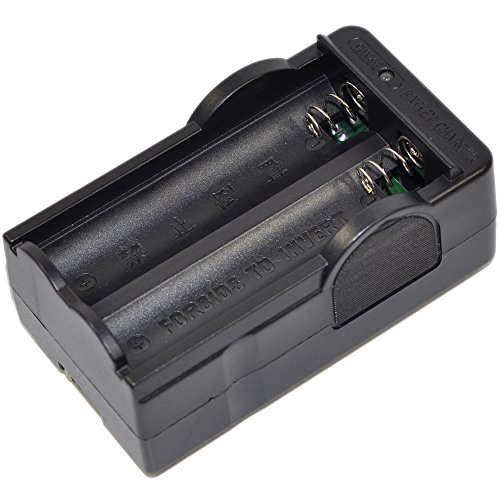 BTBAI Battery Charger AC Wall Dual Only for 3.6V/3.7V li-ion 18650 ICR1850 NCR18650 IMF 18650 Smart Travel s1a
