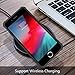 SUPBEC iPhone 7/8 Case with Card Holder and [ Screen Protector Tempered Glass x2Pack] Protective Ultra-Thin-Slim Cover with Silicone TPU Shockproof Rubber Wallet Case for iPhone7 / iPhone8-Black