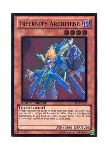 Amazon.co.jp: 遊戯王 英語版 GLD3-EN027 Infernity Archfiend