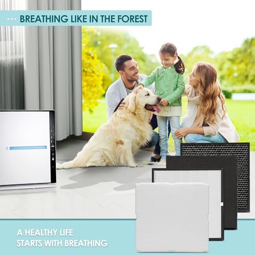 [Odor Remover] MinusA2 Filter Replacement Kit A2 Compatible with Rabbit Air 780N MinusA2 Filter and Rabbit Air MinusA2 Air Purifier SPA-700A SPA-780A SPA-780N with 4-Stage H13 True HEPA Filter, 3-Set by DAJDAH - Used condition - Image 6