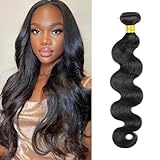 Body Wave Bundles Human Hair 18 Inch 10A Grade Human Hair Bundles Body Wave 1 Bundle 100% Unprocessed Brazilian Virgin Hair Extensions