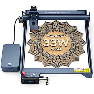 ATOMSTACK MAKER A30 PRO Lasergraveermachine, 33 watt, 160 W lasergraveermachine met Air Assist, 400 W CO2-lasersnijden voor 20 mm hout in één keer, offline graveren/app-besturing