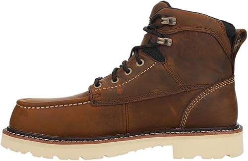 Ariat Botas de trabajo impermeables con punta compuesta para hombre, 6 pulgadas