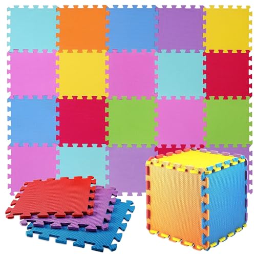 Tappeto Gioco Bambini 20 Pezzi Gomma Eva