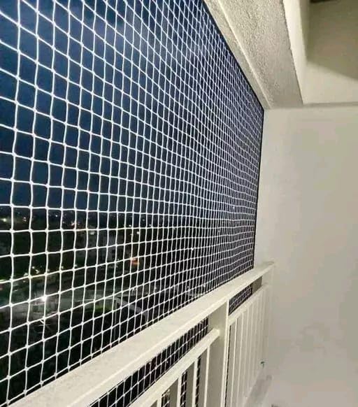 Param Enterprises 10x15 feet Bird net for Balconies, Protection and Safety net-image-46