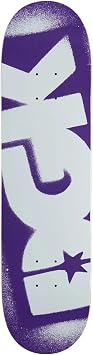 DGK Skateboards OG Logo Deck, Purple, 7.8 x 31.4 Inches, Popsicle Shape, Wood