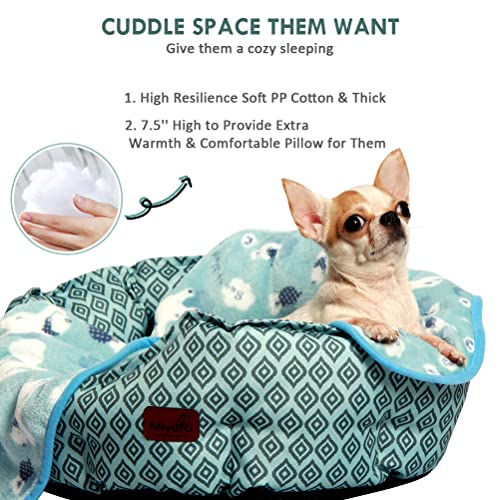 Cat Bed Dog Beds for Small Dogs, Non-Sticky Hair, Easy Clean, Free Soft Flannel Blanket, Kitten Bed for Indoor Cats, Non… - Image 3