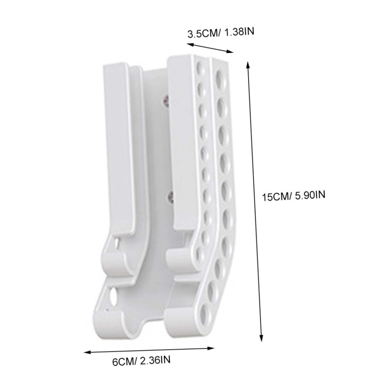 DOITOOL 4 Pezzi/Custodia Portabatterie in Plastica Per Organizer Da Montare Sulla Batteria Accessorio Per La Casa
