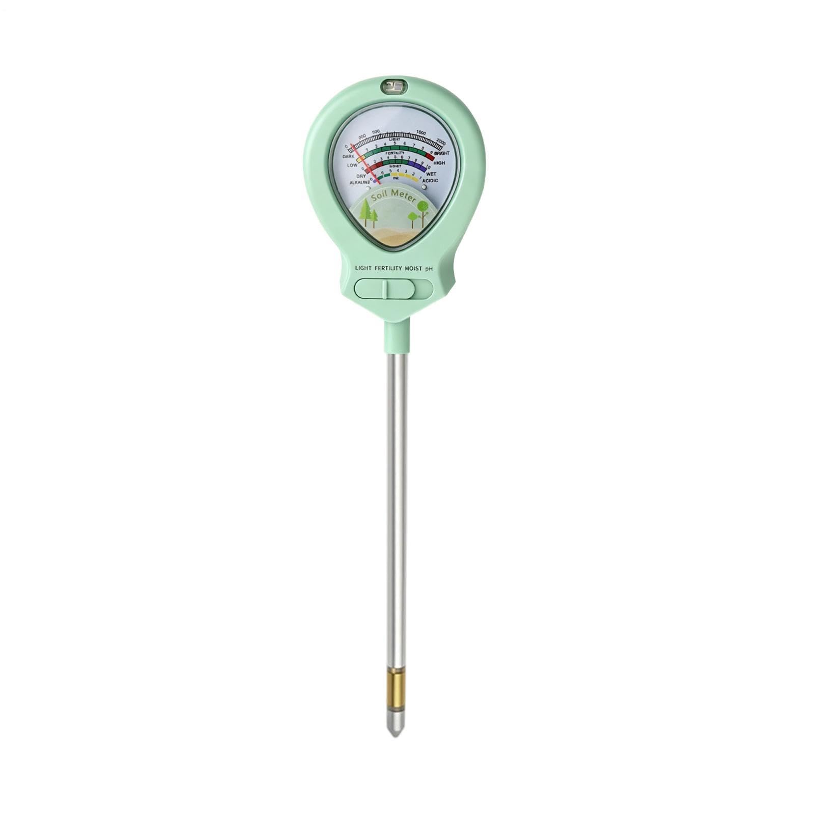 Testeur d'humidité du sol 27.5 cm avec jauge de température pour plantes et pelouse