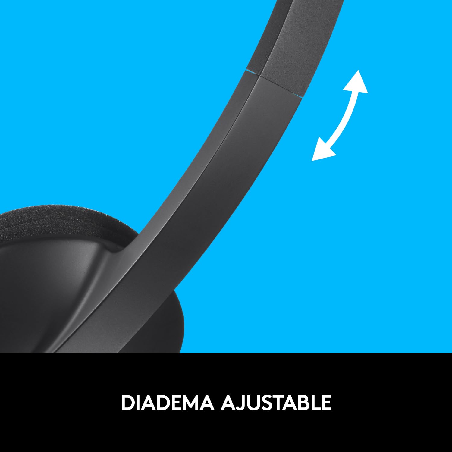 Logitech H340 Auriculares con Cable, Sonido Estéreo con Micrófono con Supresión de Ruido, USB, PC/Mac/Portátil/Chromebook - Negro