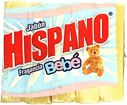 Hispano Soap Fragancia Bebe 5 bars (Package May Vary) Pack of 3