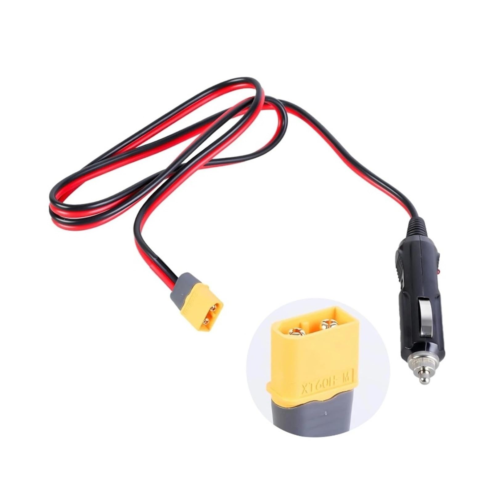 XT60 na kabel do ładowania zapalniczki 12AWG 12 V 24 V do stacji zasilającej (2 m)