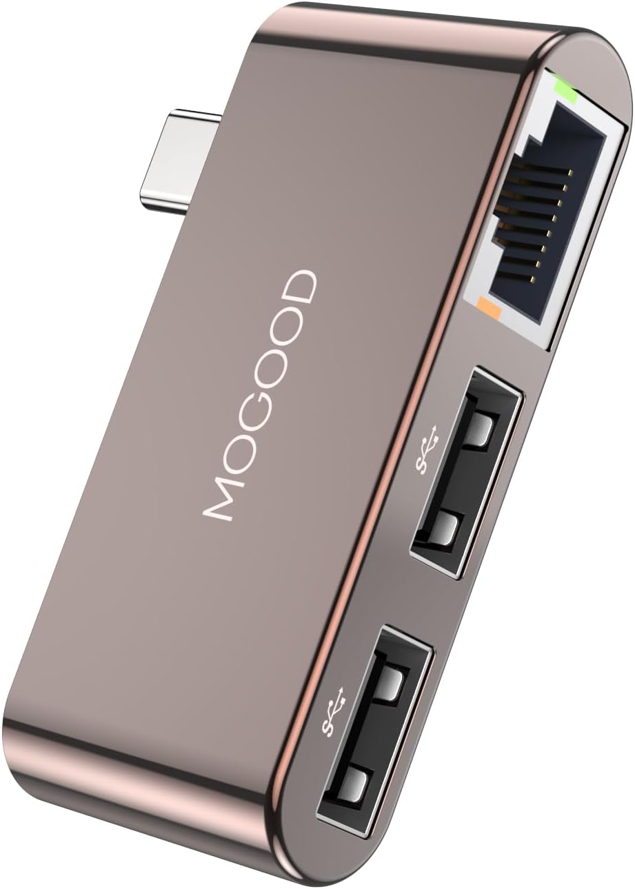 Amazon.com: MOGOOD USB C to Ethernet Adapter - USBC to RJ45 LAN Adapter ...