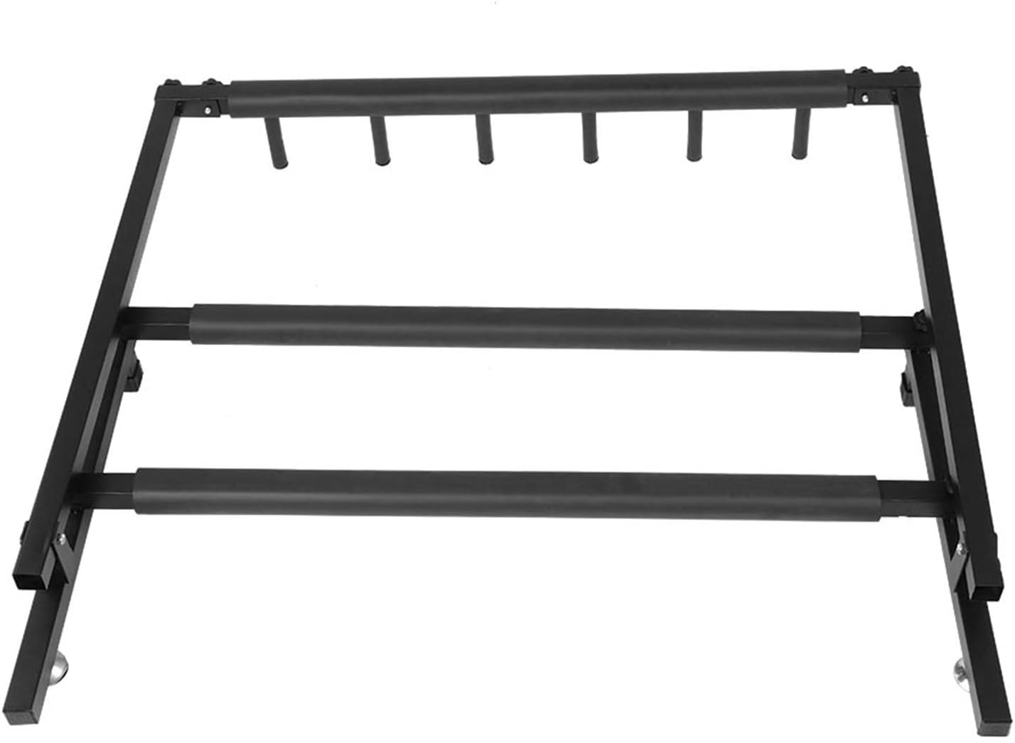 Luqeeg Guitars Display Stand Rack, Iron Construction Solid & Sturdy Multi Guitar Stand Organizer Holder Instrument Accessory for Training Room Store Collector or Any Other Places (5 heads)
