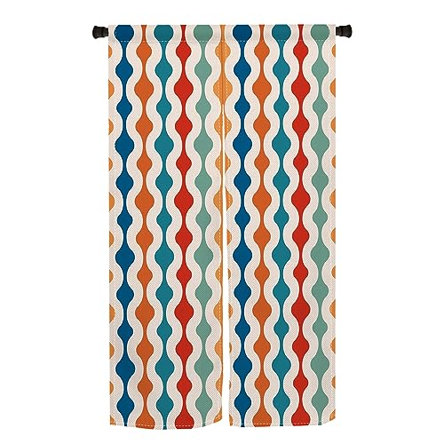 のれん Qinunipoto 線条柄 北欧 暖簾 シンプル風 幅85cm丈150cm インテリア 出入り口 目隠し おしゃれ すだれ 遮光 部屋 間仕切りカーテン 門カーテン ポリエステル製 オーダー可 簡単取付 四季兼用