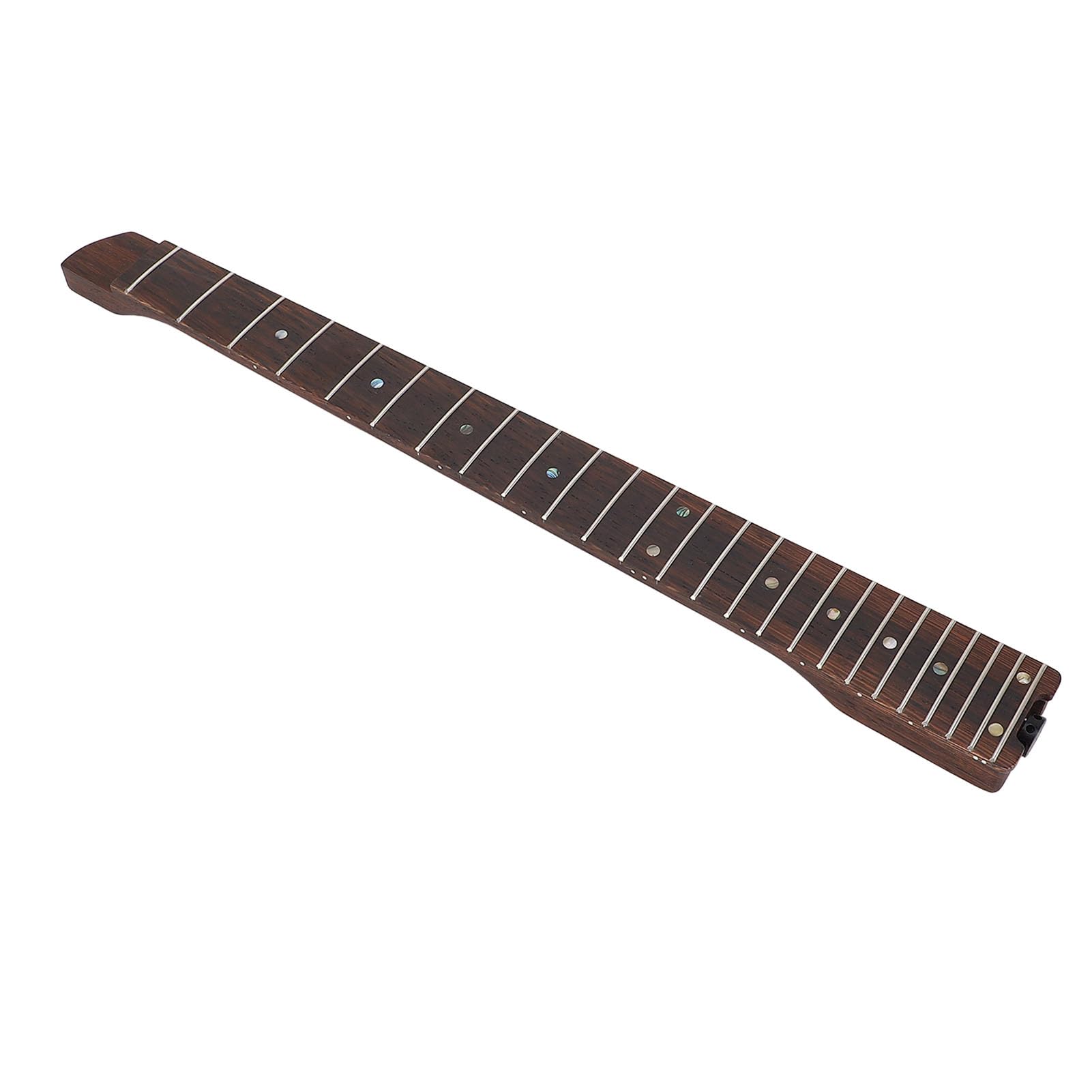 Manico per chitarra HaloVerde a 25 tasti con intarsi in abalone e design imbullonato per personalizzazione/aggiornamenti della chitarra fornendo una tastiera in acero con