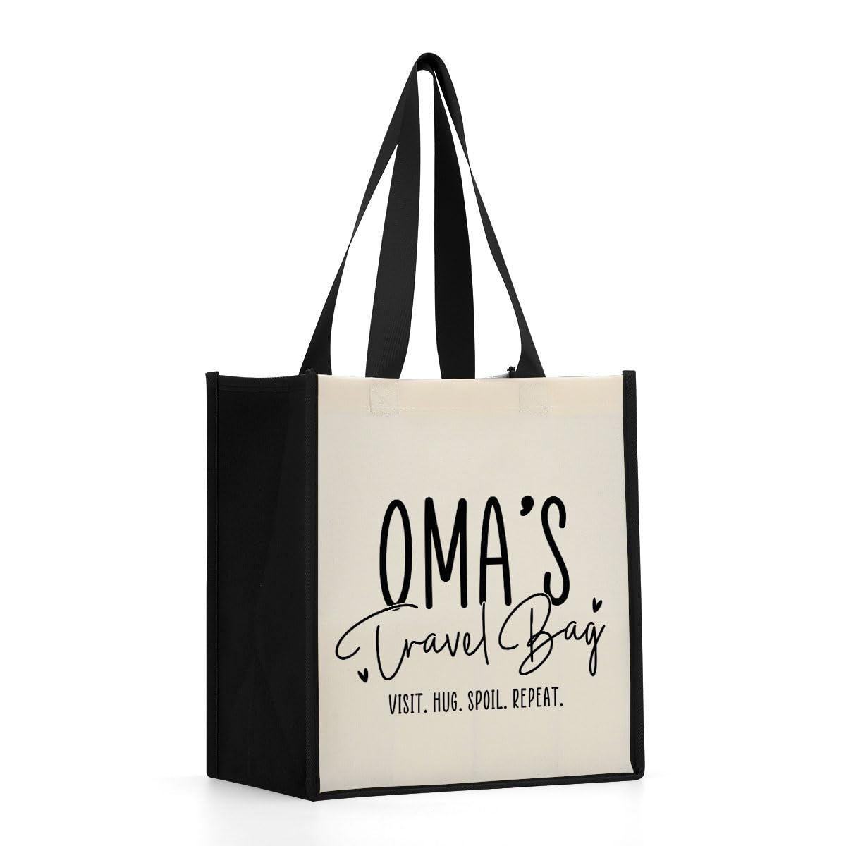 Grandma Mimi Gigi Granny Nana Memaw Nanny Mama Mum Mom Auntie Gifts Travel Canvas Tote Bag for Women