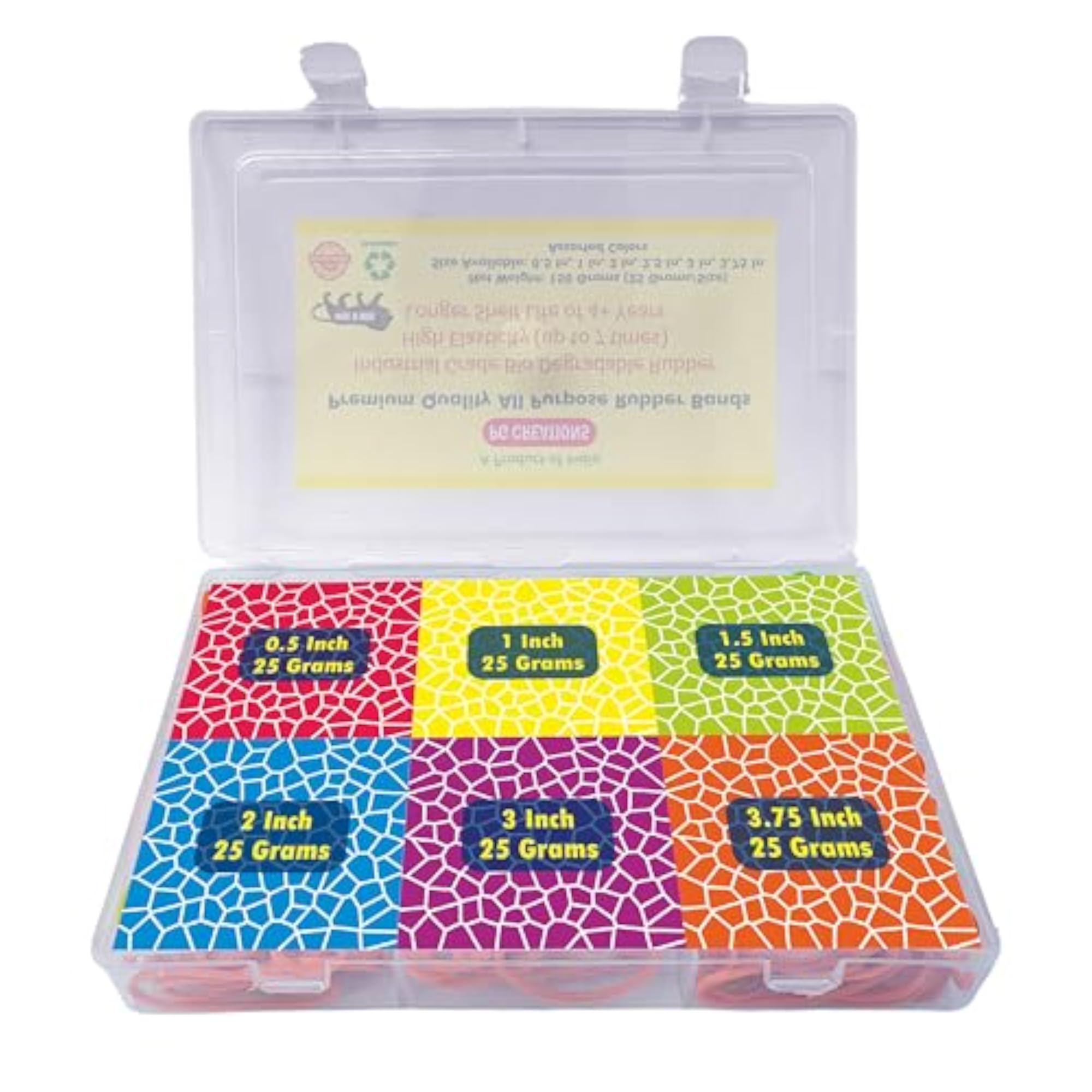 Rubber Bands with Storage Box Set