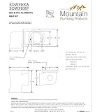 Mountain Plumbing BDWPHKP Complete Plumbers Half Kit/Pvc