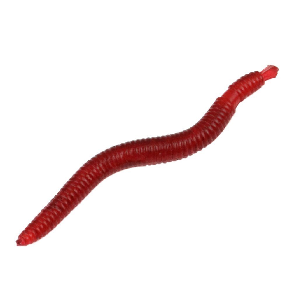 Amazon.co.jp: Yammy 50本セット ソフトワーム ミミズ疑似餌 ソフト