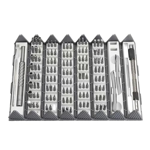 Ratchet Wrench Set 128 in 1 Precision Screwdriver Set Magnetic Phillips Torx Screwdriver Bits Professional Repair Hand Tools for PC Phone Watch Widely Application
