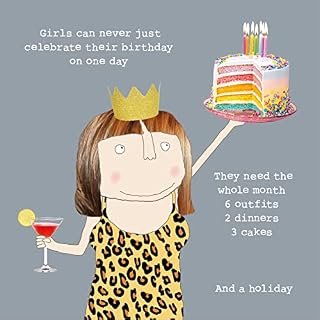 Rosie Made A Thing Girls Birthday Greeting Card (14.5 x 14.5 cm)