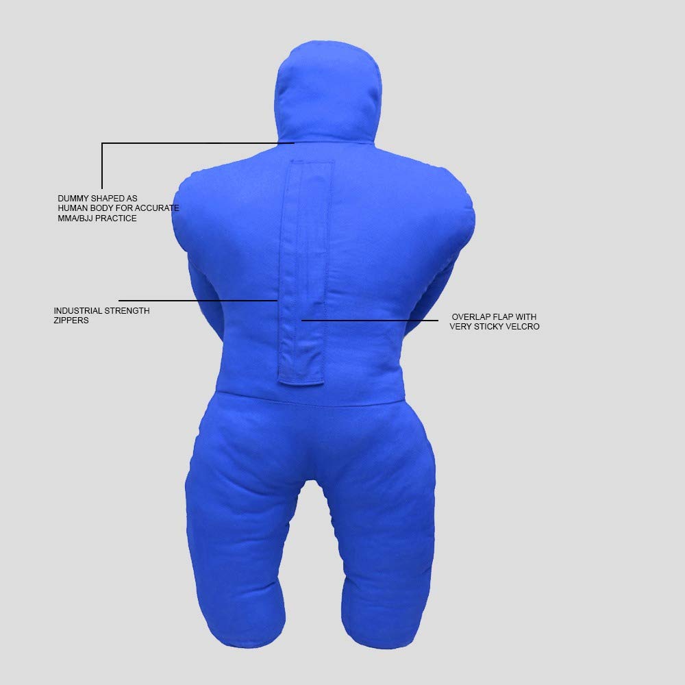 Jayefo Sport Bambini Grappling Manichino Sacco da boxe per bambini Bambini Wrestling Esercizio BJJ Boxe MMA Brasiliano Jiu Jitsu Lancio Judo Bag Buddy Youth Training Manichini