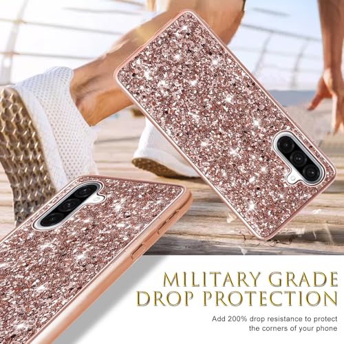 Coque Samsung A56 5G antichoc résout les risques de casse or rose
