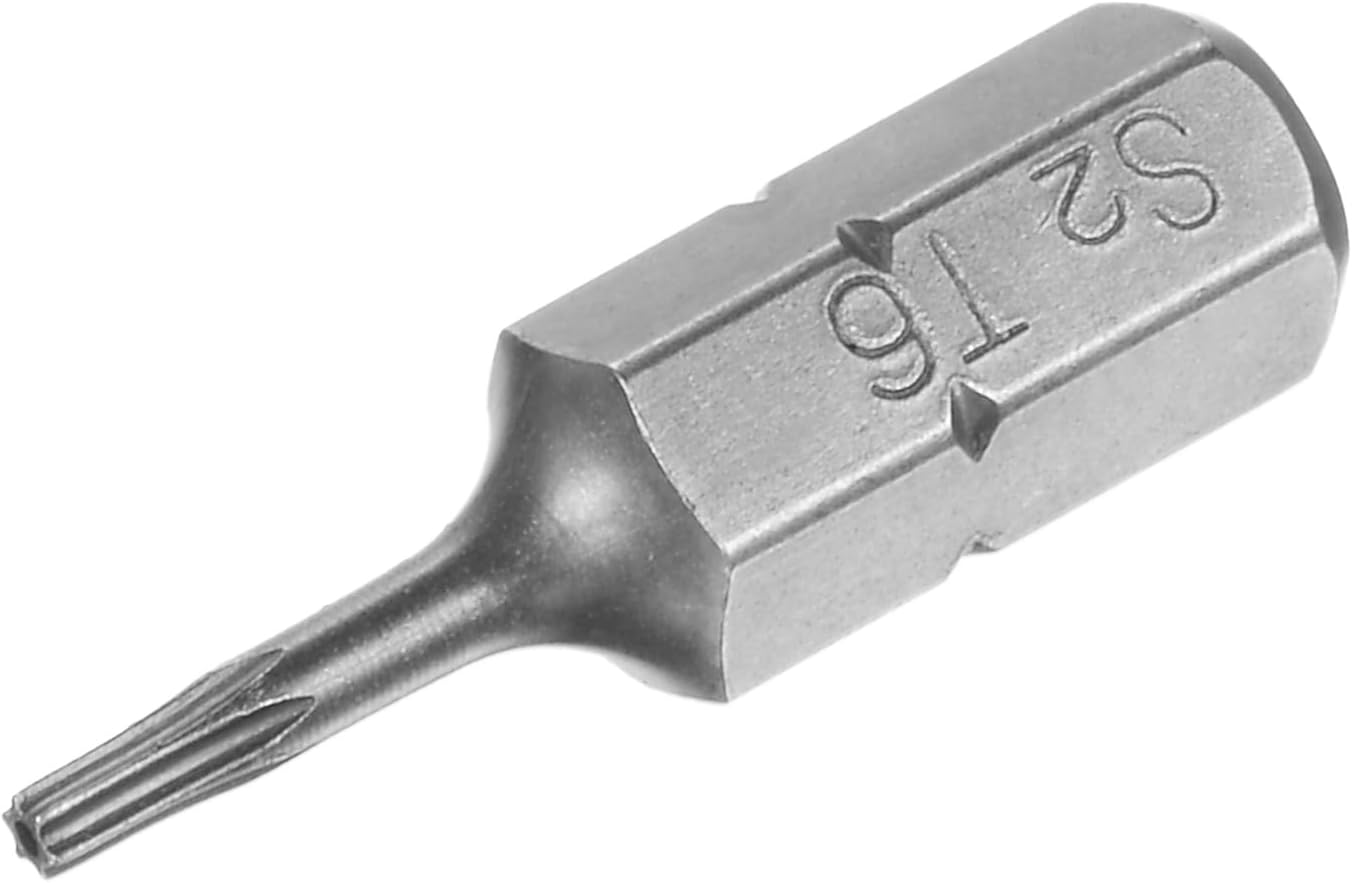 uxcell Torx Bits 1/4 Inch Hex Shank 25mm Length Screwdriver T6