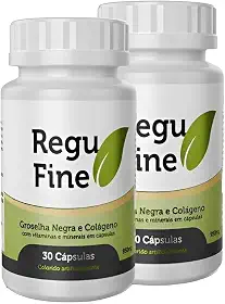 02 Frascos Regu Fine Groselha Negra